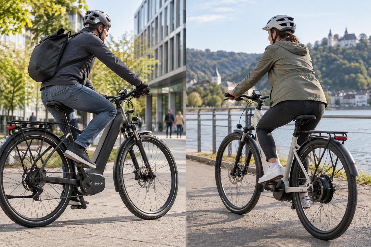 Mittelmotor oder Nabenmotor? Der Vergleich
