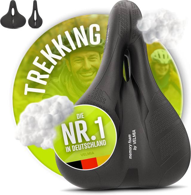 Fahrradsattel 3-Zonen-Konzept von Velmia – Fahrradzubehör