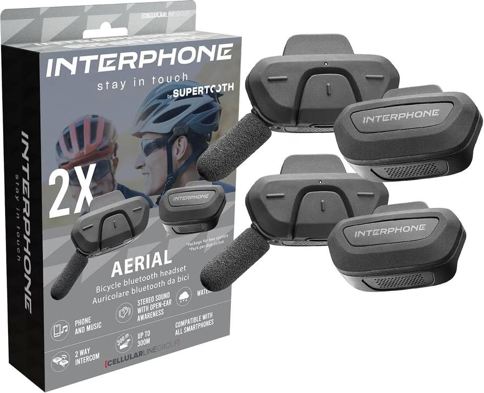 Interphone AERIAL Dual Fahrrad-Gegensprechanlage – Produktbild